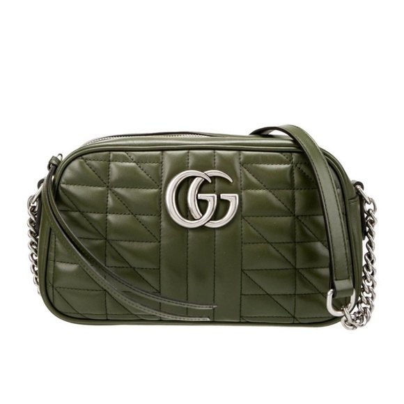 Gucci GG Marmont Bag in Rare Hunter Green - Picture 1 of 11